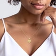 thumbnail image 4 of 14K Solid Yellow Gold Double Heart Personalized Photo Locket Necklace Picture Pendant Charm, 4 of 9
