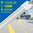 thumbnail image 7 of 8Ft Single Pin Fa8 LED Tube Light Bulbs,D Shape 120W 12000Lm 6000K,4-Pack, 7 of 7