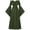 Green, variant on Women's Gothic Long Sleeve,Womens Onepiece Collar Exposed Shoulder Leaf Edge Long Sleeved and Floor Length Skirt White S