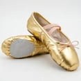 thumbnail image 2 of Otqutp Teen Girls Split Sole Ballet Shoes Soft Sole Yoga Party Slippers for Kids Sequin Practice Dance Shoes for Performance, 2 of 6