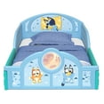 thumbnail image 4 of Bluey Sleep and Play Toddler Bed with Built-In Guardrails by Delta Children, 4 of 10
