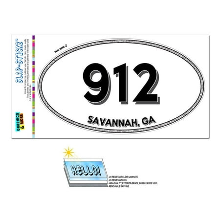 912 - Savannah, GA - Georgia - Oval Area Code
