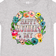 thumbnail image 4 of Inktastic Happy Mother's Day Flowers Boys or Girls Toddler T-Shirt, 4 of 5