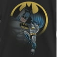 thumbnail image 2 of Girl's Batman Bat Signal Portrait Graphic Tee Black Small, 2 of 4
