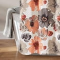 thumbnail image 4 of Leah Shower Curtain, 72" x 72", Coral, 4 of 6