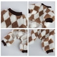 thumbnail image 3 of Pijama de una pieza para mascotas, suéter cálido de invierno para mascotas, pijama de una pieza para perros de cuatro pies, 1339, 3 of 7