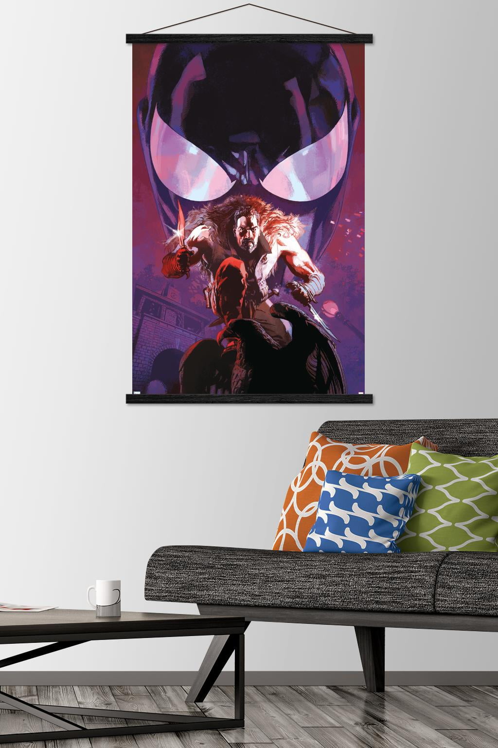 Marvel Kraven The Hunter - Amazing Spider-Man #21 Wall Poster with Magnetic Frame, 22.375" x 34"