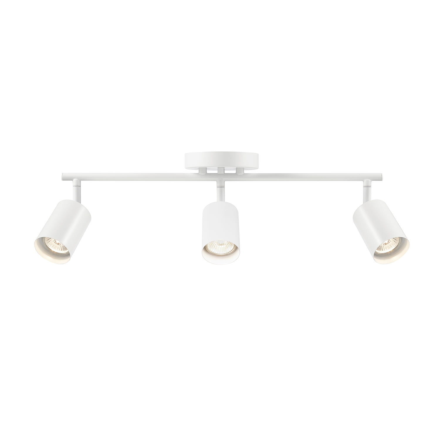 Globe Electric 21" 3-Light Matte White Track Lighting with Pivoting Track Heads