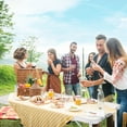thumbnail image 2 of Zimtown Folding Table Portable Aluminium Alloy Indoor Picnic Party Dining Camp Tables, 2 of 7