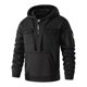 thumbnail image 3 of pstuiky camisas de manga larga para hombre, Sudadera deportiva de manga larga con capucha y bolsillos múltiples para hombre, estilo cargo, informal, para entrenamiento salir tops m, 3 of 3