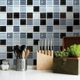 thumbnail image 5 of Girlsshop 12Pcs 3D Mosaic Self-Adhesive Bathroom Kitchen Decor Wall Mosaic Tile Stickers,A, 5 of 8
