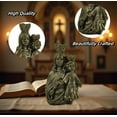 thumbnail image 2 of Madonna and Child Statue - Resin Mary with Baby Jesus Figure Catholic Home Decor, Hand Painted Blessed Virgin Mary Statue, Holy Mother Religious Gift for Mom Women, 4.92”H, 2 of 7