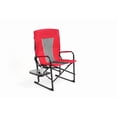 thumbnail image 4 of Camping Directors Chair, Heavy Duty,Oversized Portable Folding Chair with Side Table, Pocket for Beach, Fishing,Trip,Picnic,Lawn Grey, 4 of 11