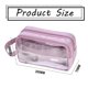 thumbnail image 2 of Pencil Case Transparent Large Storage Pen Pencil Pouch Pencil Bag Pen Marker Stationery Bagpink, 2 of 6