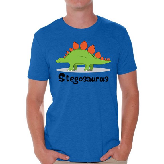 Awkward Styles Stegosaurus Dinosaur Shirt for Men Dinosaur Tshirt Stegosaurus T Shirt Spirit Animal Shirts for Men Funny Stegosaurus Gifts for Him Dinosaur Party Outfit Dinosaur Gifts for Men