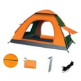 thumbnail image 4 of Tienda de campaña para 3-4 personas, fácil y rápida instalación, refugio, ligera, automática, tienda de campaña instantánea con bolsa de transporte ventanas, 4 of 8