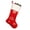 Red, variant on OIUR Christmas Stocking 19" Large Xmas Stocking with Plush Faux Fur Cuff for Stairs Fireplace Hanging Holiday Home Decor