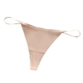 thumbnail image 2 of Blmnix Cheeky Underwear Women Seamless Sexy Panties G String Thongs Boxer Shorts Beige Panties for Women Sexy,M, 2 of 5