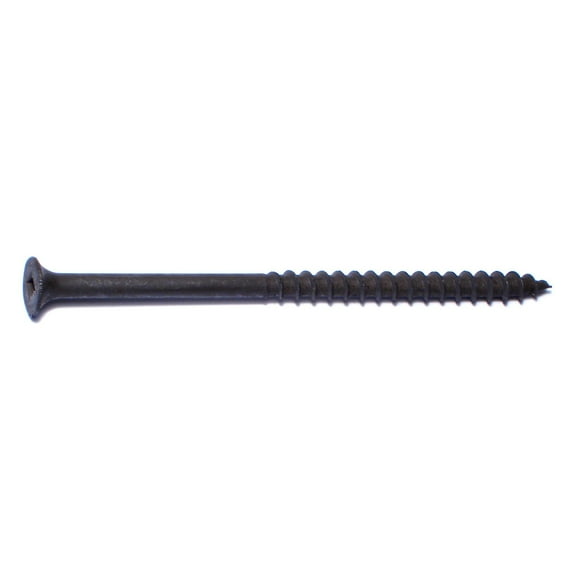 #10 x 3-1/2" Black Phosphate Steel Coarse Thread Square Drive Bugle Head Drywall Screws DWSCR-158