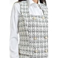 thumbnail image 4 of Chaleco Tweed Roman Fashion /Juvenil, 2435 (Negro) negro M, 4 of 6
