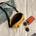 thumbnail image 5 of zttd women pure color casual tote outdoor bag canvas handbag zipper shoulder bag a, 5 of 9