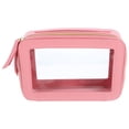 thumbnail image 3 of Bolsa de artículos de tocador transparente Bolsa de artículos de tocador de viaje transparente Bolsa de artículos de tocador con cremallera para aerolíneas, 3 of 5