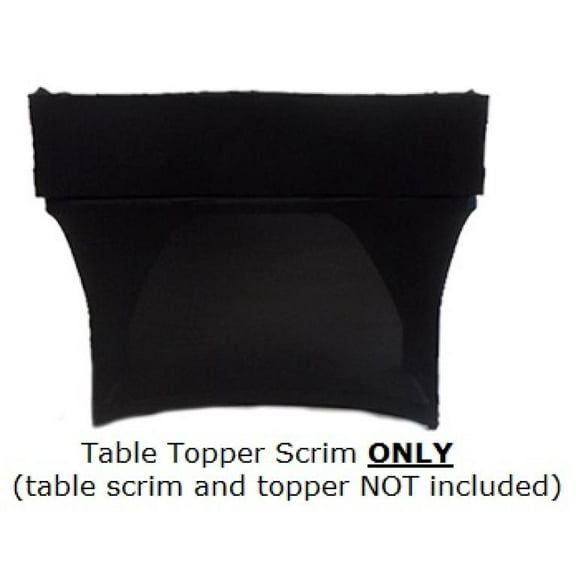 Scrim King TTP401-RS-B | Replacement Scrim for Table Top Facade (Black)