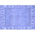 thumbnail image 1 of Ahgly Company Indoor Rectangle Oriental Blue Traditional Area Rugs, 2' x 5', 1 of 4
