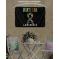 thumbnail image 6 of Outdoor TV Cover 48 to 50 Inch Weatherproof, Abstract Retro Waterproof TV Screen Protector for Outside Decor with Zipper and Pocket 48"L x 30"H , Autism Awareness Jigsaw Blocks Pieces Black, 6 of 7