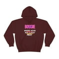 thumbnail image 2 of Bougie Trash Unisex Hooded Sweatshirt Where Classy And Hood Meet, 2 of 9
