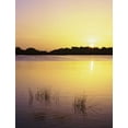 thumbnail image 2 of Flaherty, Dennis 25x32 Gold Ornate Wood Framed with Double Matting Museum Art Print Titled - Florida, Everglades NP Sunset reflection on lake, 2 of 4
