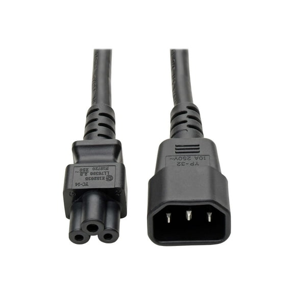 Tripp Lite Model P014-006 6 ft. 18AWG Power Cord Adapter (C14 to C5)