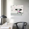 thumbnail image 4 of Orinice  Pig Canvas Wall Art Grey Bathroom Wall Decor Funny Farm Animals Black Planks White Bathtub  Painting Print Pink Bubble Artworks Home Decor For Bathroom Living Room Bedroom  20x16in, 4 of 6