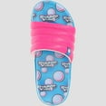 thumbnail image 4 of BUBBLE YUM Slide Sandals for Kids, Bubble Gum Pool Slide, Pink, Little Kid Size 12/13, 4 of 5