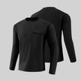 thumbnail image 6 of LIaqionyy Big and Tall Shirts for Men's Stretch Long Sleeve Activewear Crew Neck T Shirt Running Tee Tops, 6 of 7