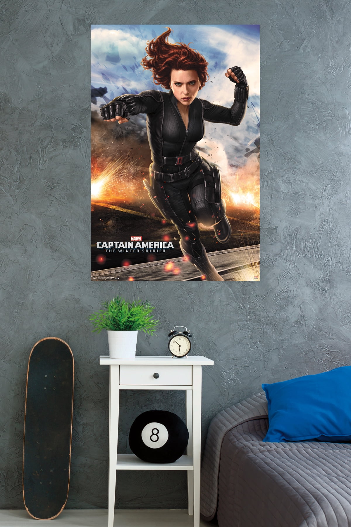 Captain America The Winter Soldier Black Widow Poster