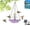 20# (Purple,USB Power Cable+Solar Panel+4 Nozzles), variant on Hanging Solar Bird Bath with Fountain 18" Cord, Solar Powered Water Fountain, Outdoor Bird Bath for Garden Patio Yard Attracting Birds(Purple,B)