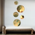 thumbnail image 3 of Designart "Futuristic Golden Goddess I" Modern Woman Metal Wall Art Set of 5 Piece, 3 of 5