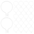 thumbnail image 2 of 30pcs Heavy Duty Curtain Rings Household Drapery Rings Plastic Bathroom Curtain Ring, 2 of 9