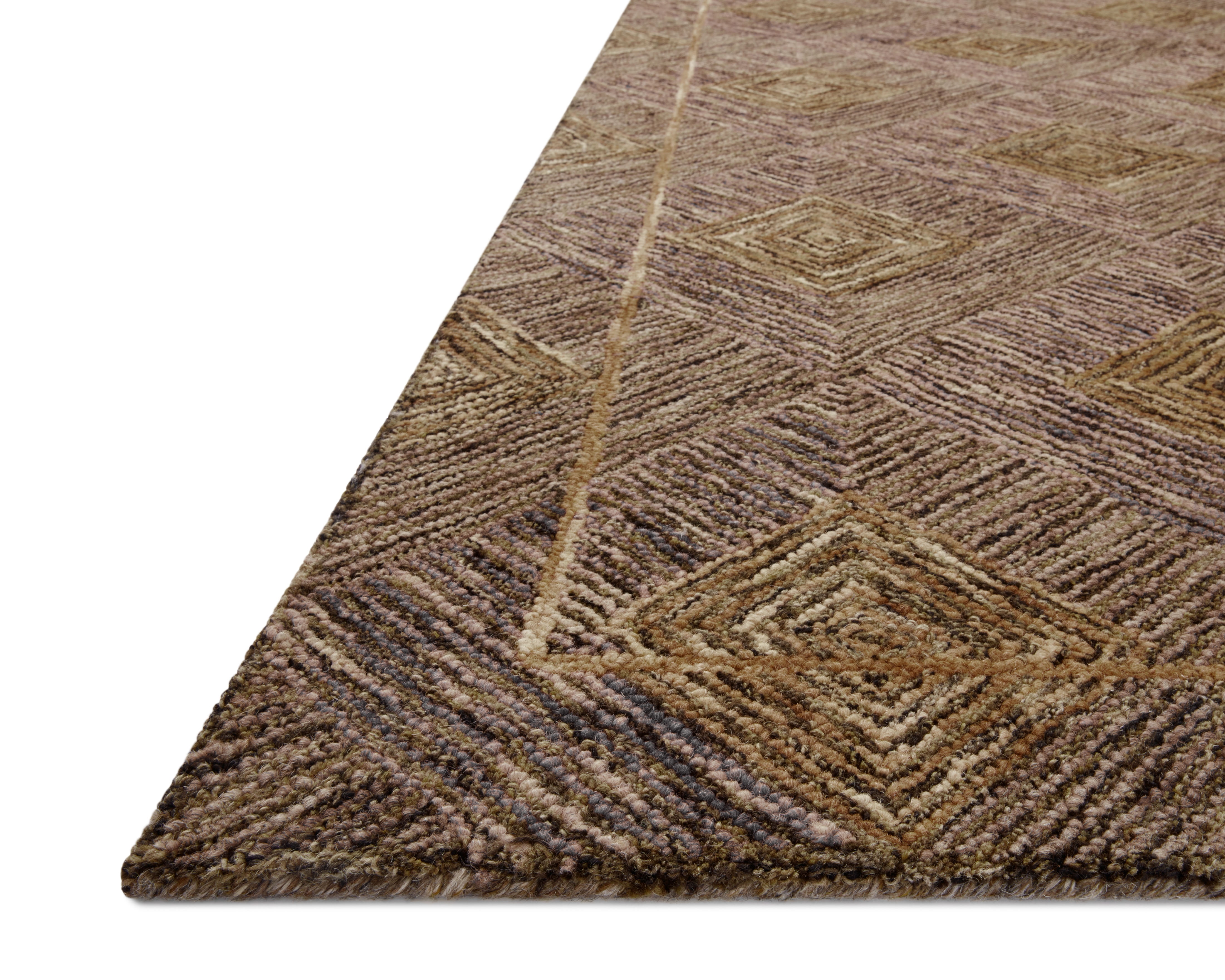 Loloi Varena Plum / Gold 7'-9" x 9'-9" Area Rug