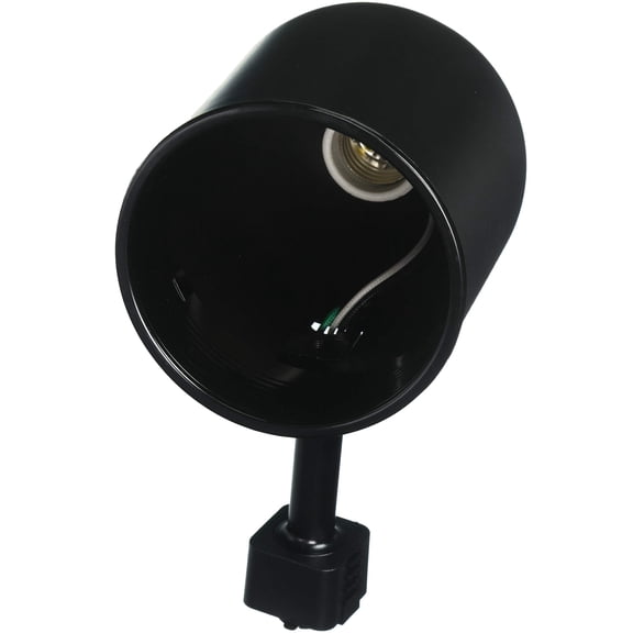 Juno Lighting Group R502 BLB BL Round Back Cylinder Light Head, Black