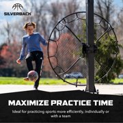 Silverback Multi-Sport Training Rebound Passback Net