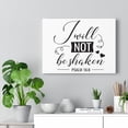 thumbnail image 5 of Scripture Walls Psalm 16:8 I Will Not Bible Verse Canvas Christian Wall Art Ready to Hang Unframed, 5 of 12