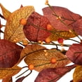 thumbnail image 6 of Northlight 5' x 8" Berries with Orange and Red Leaves Artificial Fall Harvest Garland, Unlit, 6 of 9