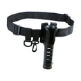 thumbnail image 2 of Waist Fishing Rod Holder Pole Inserter Universal Support Stand up Harness Wading Belt Fishing Waist Belt for Rocky Fishing Gear Accessories Black, 2 of 10