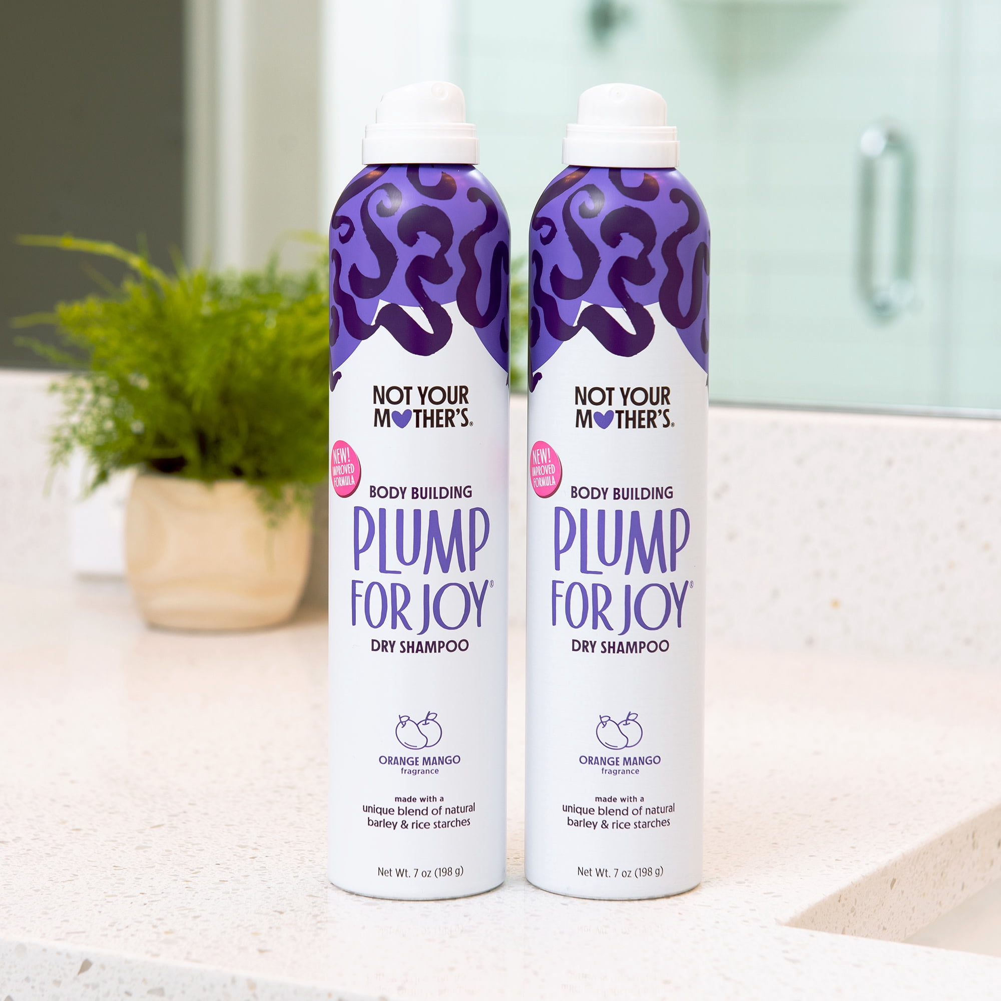 Not Your Mother's Plump for Joy Body Building Dry Shampoo, 7 oz, 2 Pack