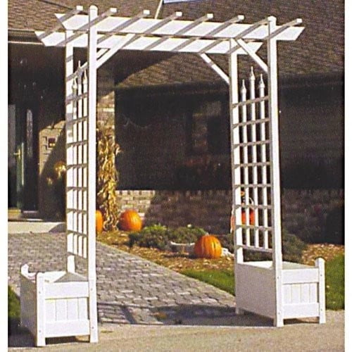 Dura-Trel Camelot Planter Vinyl Arbor by
