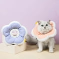 thumbnail image 1 of Flmtop Fleur Forme Conception Anti-Morsure Anti-Léchage Cou Chat Chien Cercle Protecteur Collier Rose, 1 of 8