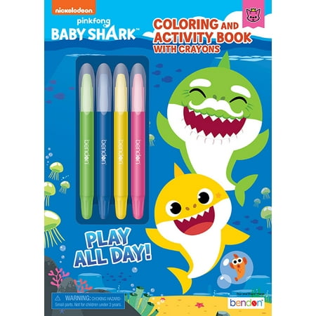 Bendon: Baby Shark Coloring and Activity Book, Book 1 (Jumbo Edition) (Paperback)