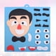 thumbnail image 3 of 1 pieza de juguete rompecabezas facial con caras divertidas que cambian, juguete de desarrollo temprano, juegos educativos de bricolaje, juego de rompecabezas (estilo papá azul cielo), 3 of 8